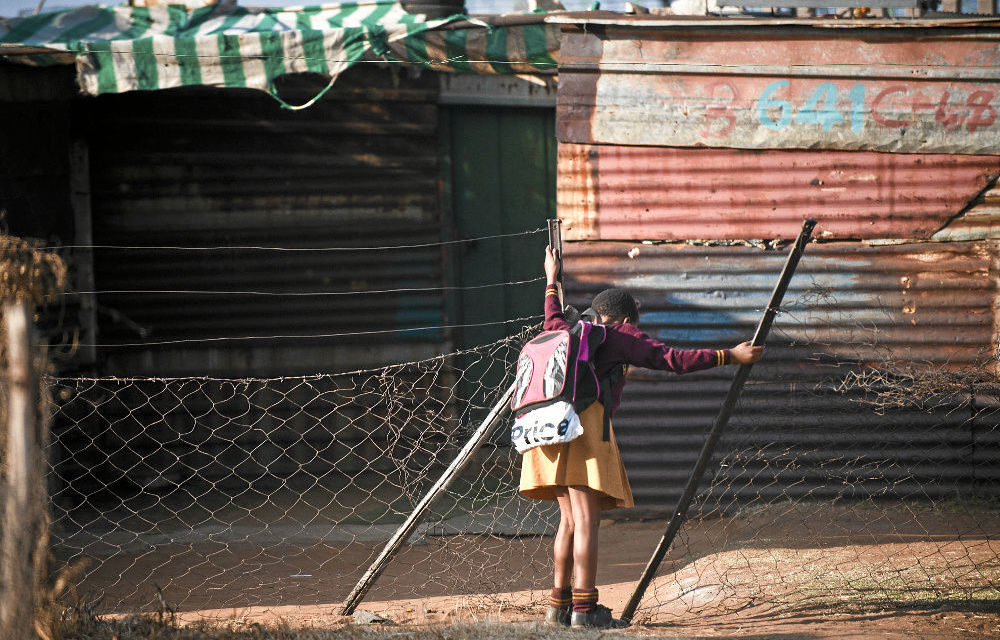 The same number of South African boys and girls start school