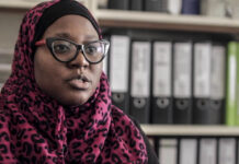 Could you WhatsApp your way to better mental health? Helping hand: Hauwa Ojeifo owns an organisation that helps to support women facing mental health issues.