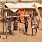 South Sudanese refugee children in northern Uganda