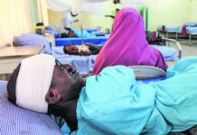 Inside the flesh-eating disease you’ve probably never heard about but should Aisha Danyaya recovers from surgery in the Children’s Hospital in Sokoto, Nigeria. The disease can be fatal. (Adavize Baiye, MSF)
