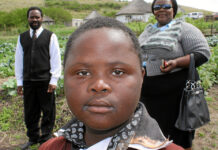 The boy who lifts Hobeni’s spirits Apple of their eye: Sihle and his parents Jam-Jam Batiya and Beauty Mbalela.