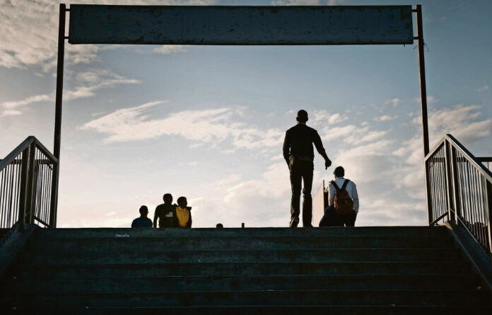 Reach out: Mobilisers select busy areas of the township