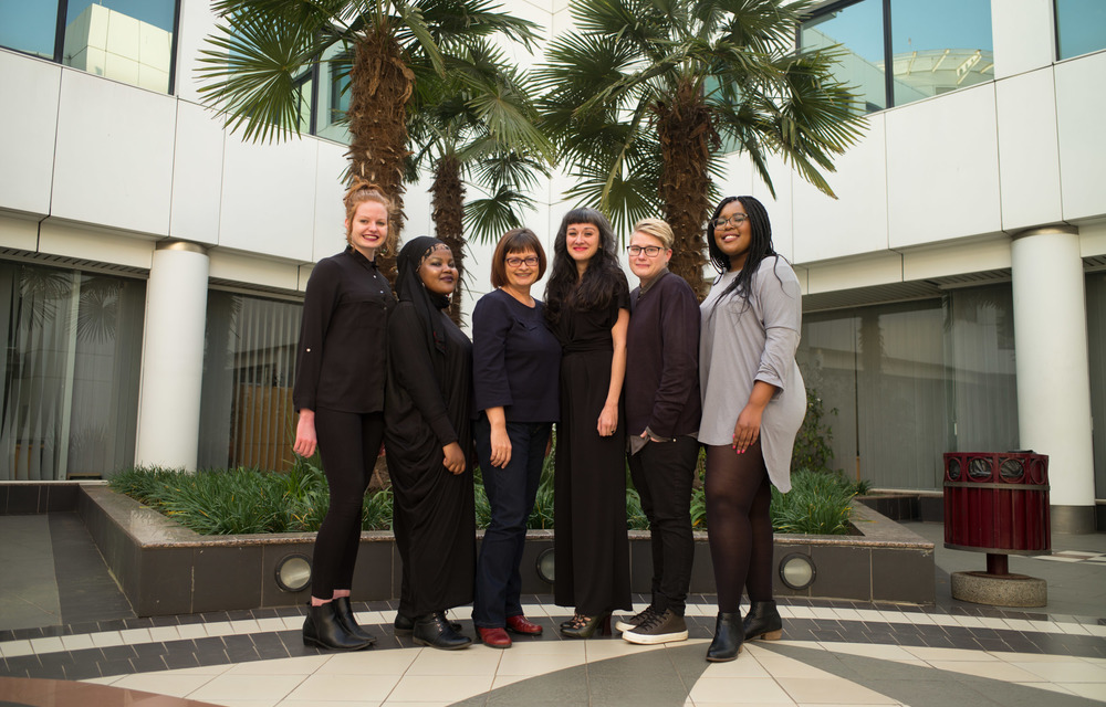 They're not just journalists: The Bhekisisa team handles everything from writing