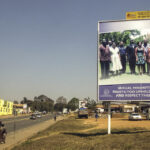 Loud and clear: A billboard in Lilongwe