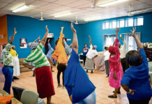 Gogos step up for peace of mind Lifting a load: Aerobics is helping sometimes suspicious elderly people in Diepsloot to deal with mental illness in their families and community.