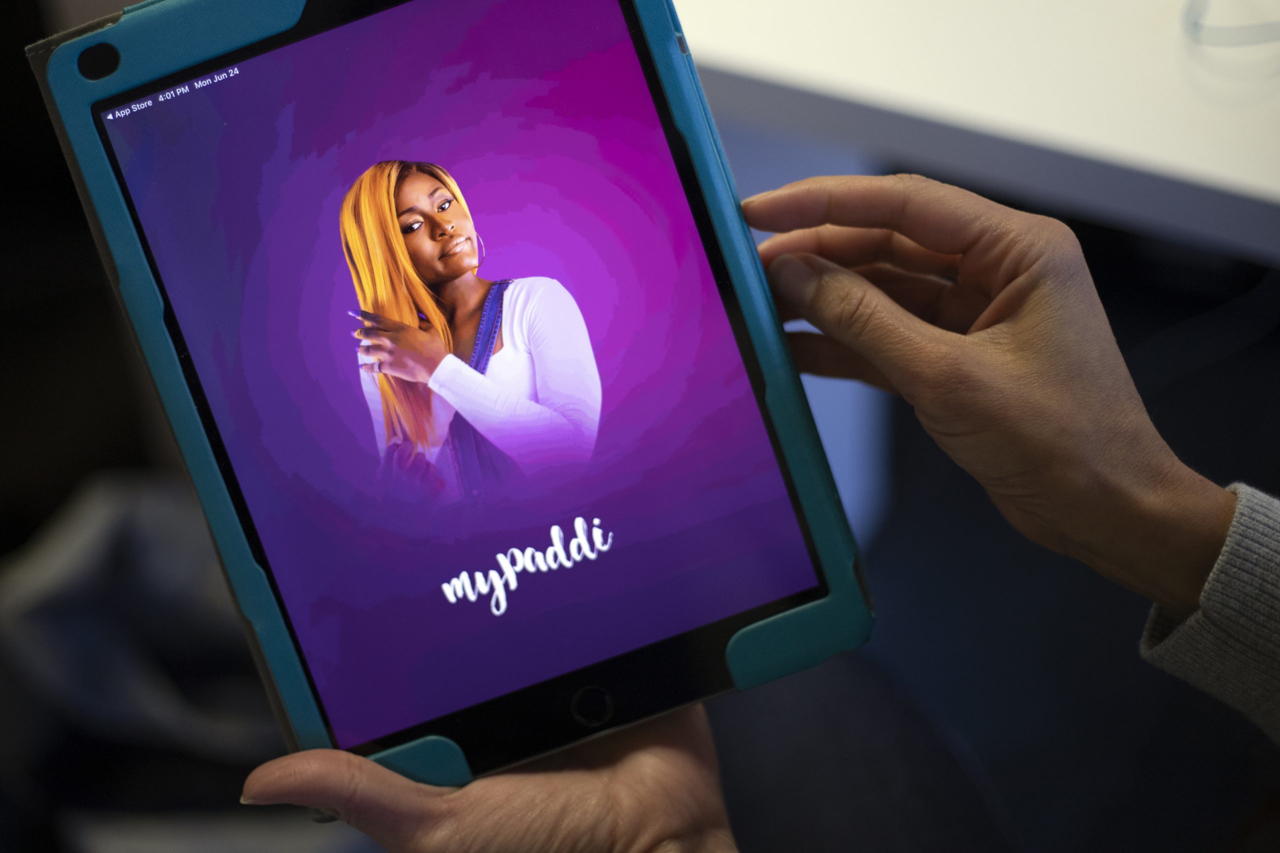 The MyPaddi sexual and reproductive health app homepage