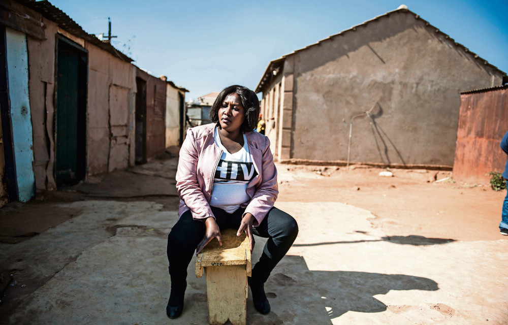 Goodness Mbatha says the Treatment Action Campaign protested about conditions at Mamelodi Hospital.
