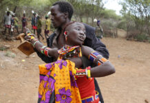 How schooling can save African girls from becoming child brides A man grabs a girl to bring her back to her family home after she tried to escape when she realised she is to be married against her will
