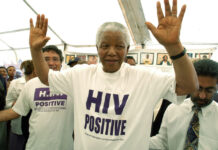 Madiba: The belated rise of an Aids activist Sending a message: Nelson Mandela with Aids activist Zackie Achmat. Mandela encouraged people to speak about HIV after the death of his son Makgatho from Aids.