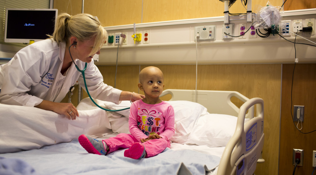 From the mouths of babes: This is what it’s like to be diagnosed with a terminal illness before you’ve finished primary school A doctor bends down to check young cancer patient's heartbeat.
