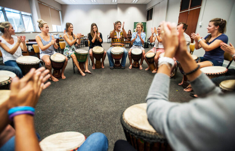 African drumming: New rhythm in therapy