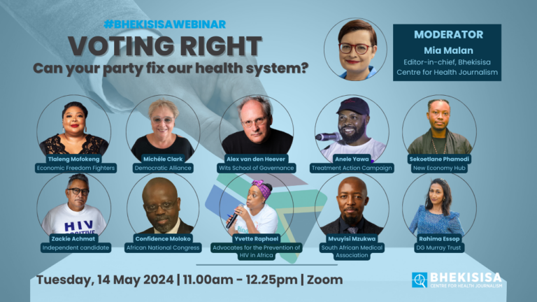 [ICYMI] #BhekisisaWebinar — Voting right: Can your party fix our health system?